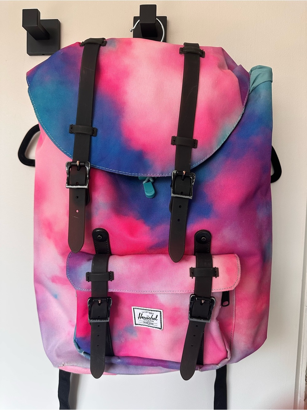 Herschel Supply Company Tie-Dye Pink and Blue Backpack